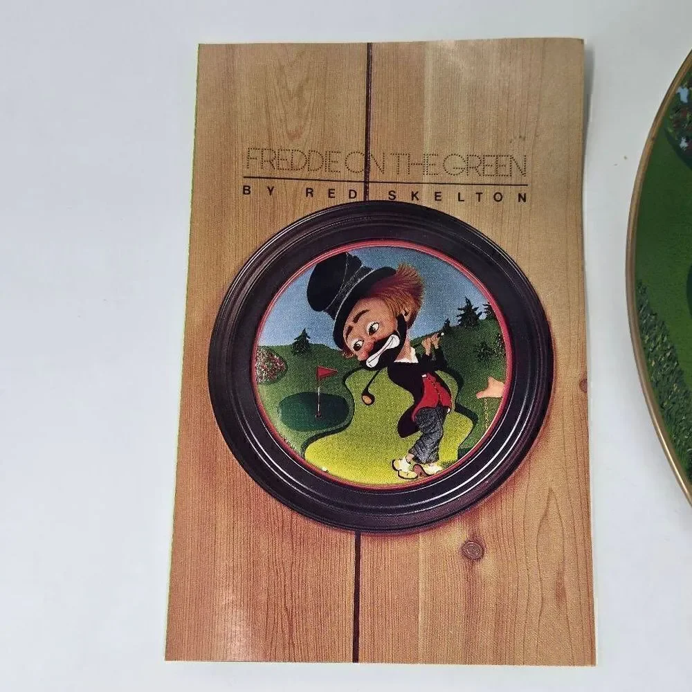 RED SKELTON COLLECTION COLLECTOR PLATE FREDDIE ON THE GREEN 1578/10000 IN BOX